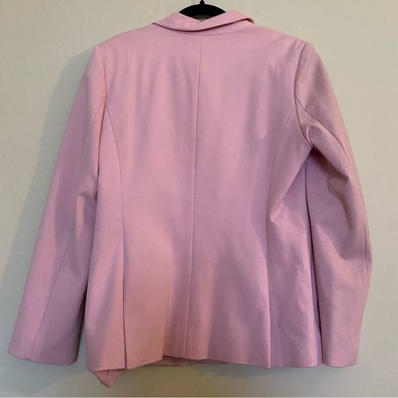 T Tahari Pink Stretchy Blazer 14 - Picture 2 of 4
